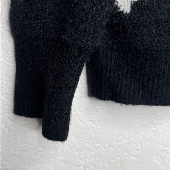 NWT Rails Kana Sweater Black Stars Cashmere/Wool Blend XXS - Picture 5 of 13